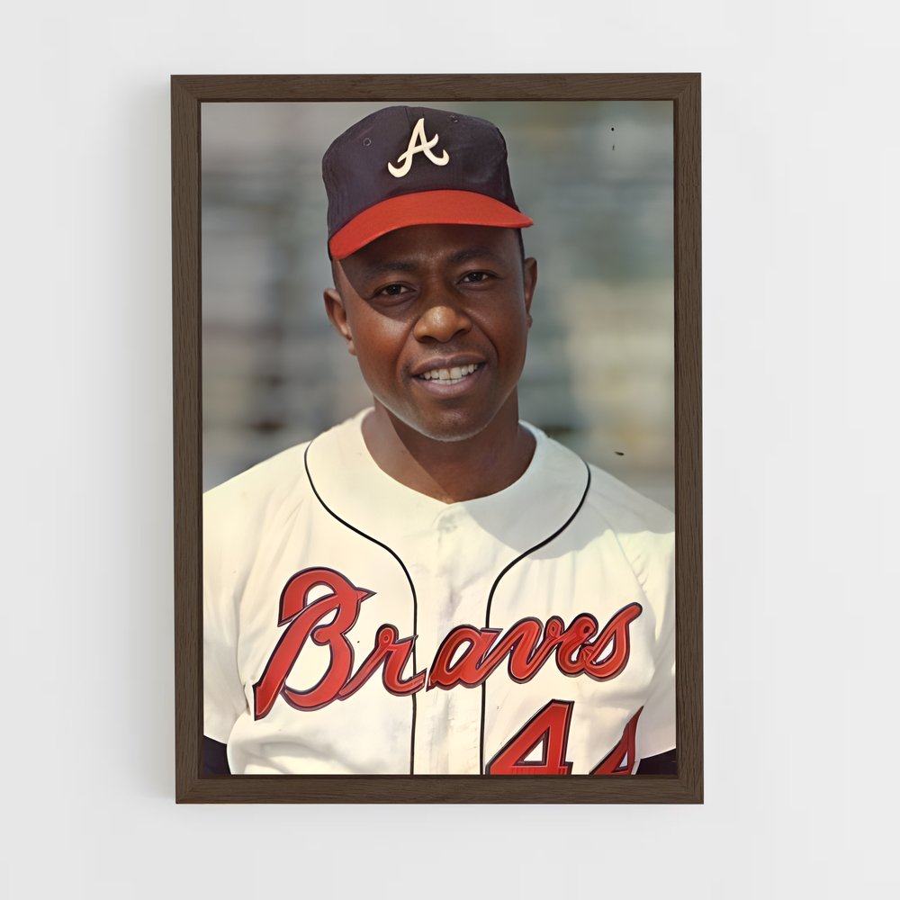 Poster Hank aaron – affiche Baseball (vue 5)